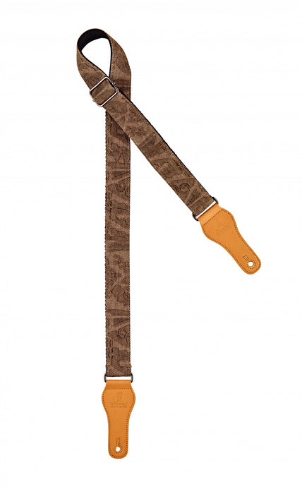 ORTEGA Spring Series Ukulele Cotton Strap - Brown Jean