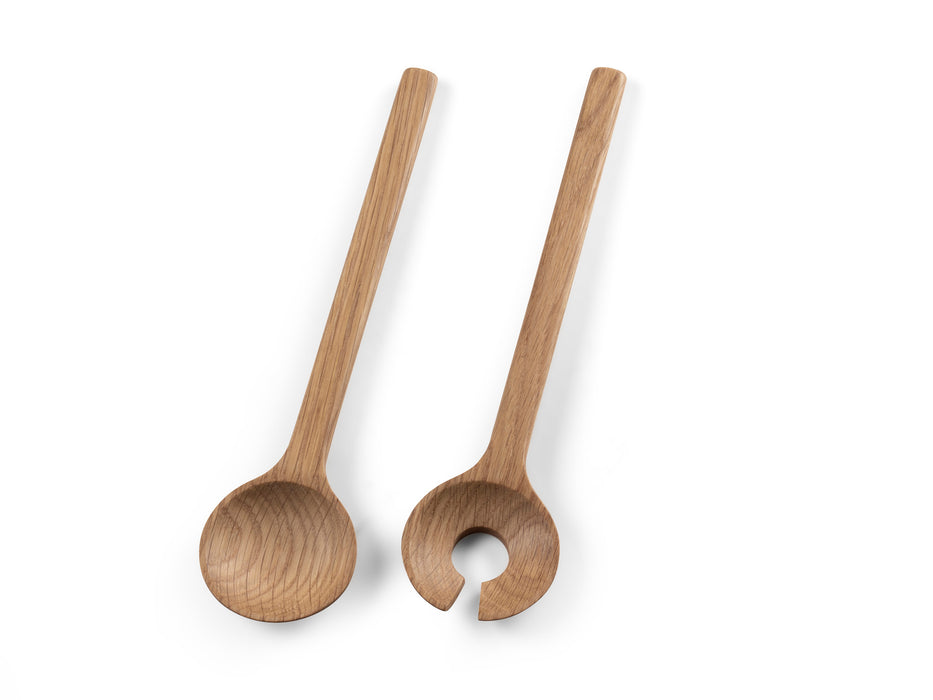 Bitz Set of salad spoons 24 cm Oak 224417
