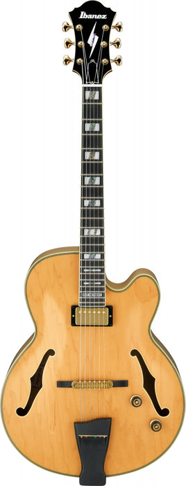 IBANEZ Pat Metheny Signature Hollowbody Guitar 6 String - Natural + Case MF100C