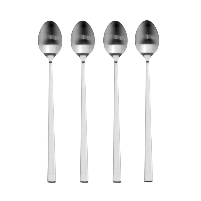 Bitz Set of 4 pieces latte spoons 20 cm Steel 23285