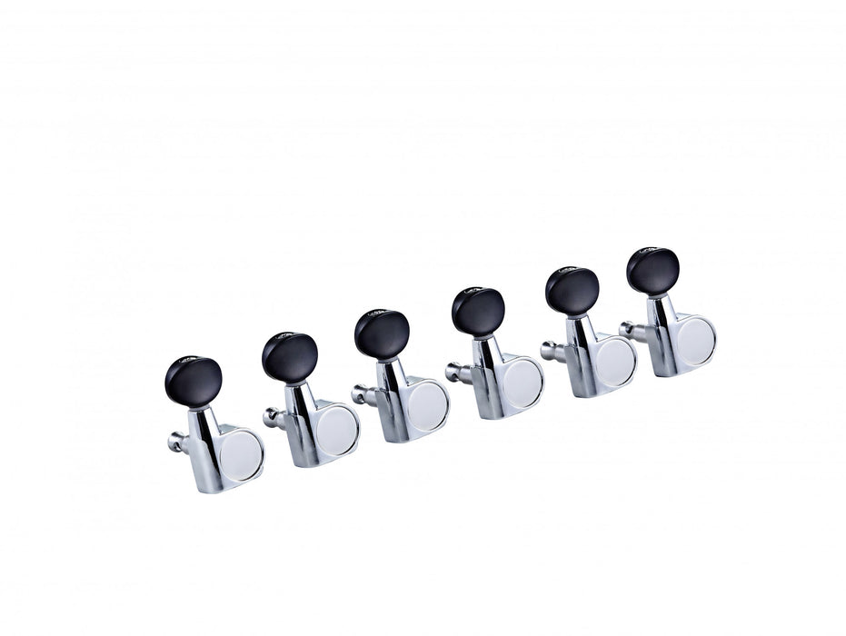 ORTEGA 6 in Line Guitar Tuning Machines - Chrome