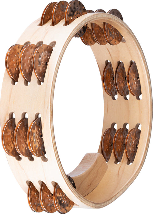 MEINL Percussion Artisan Edition Series Triple-Row Wood Tambourine - 8"