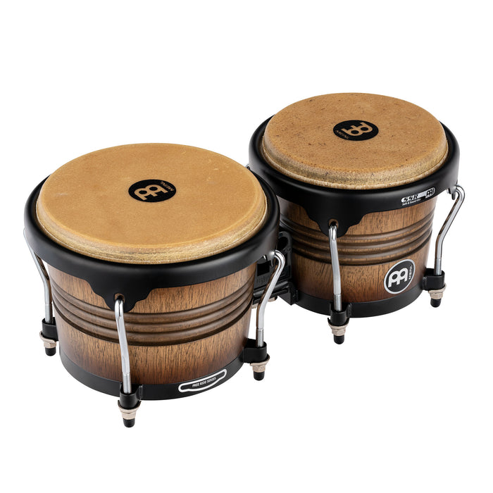 MEINL Percussion Marathon Series Bongo 6 3/4" Macho & 8" Hembra - Antique Tobacco Burst Matte
