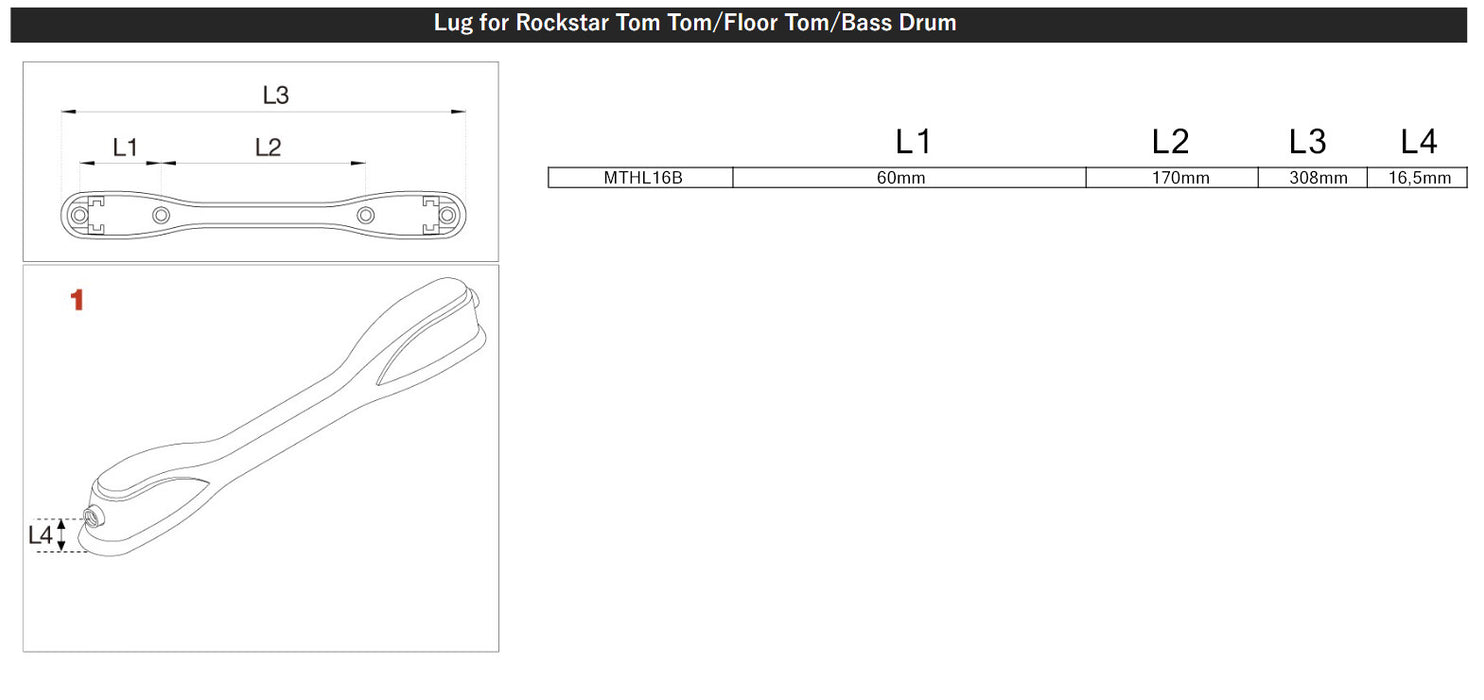 TAMA Tuning Lug for Rockstar Bassdrum