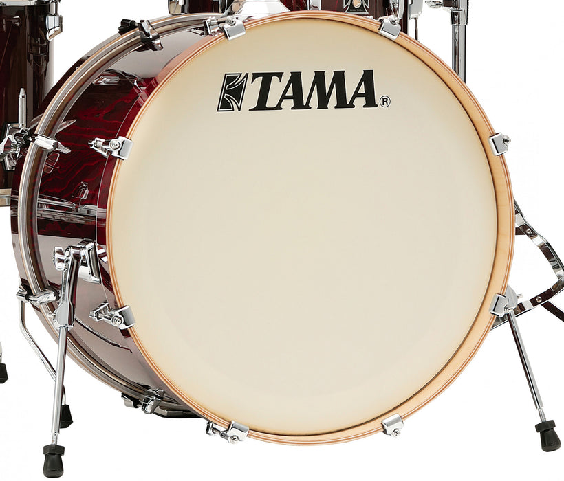 TAMA Superstar Classic Bass Drum 22" x 16" - Gloss Garnet Lacebark Pine/Chrome HW