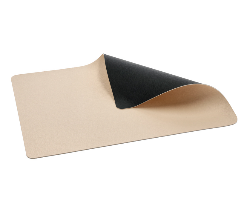 Bitz 46x33cm 4pcs Black/Cream plate pads 24285