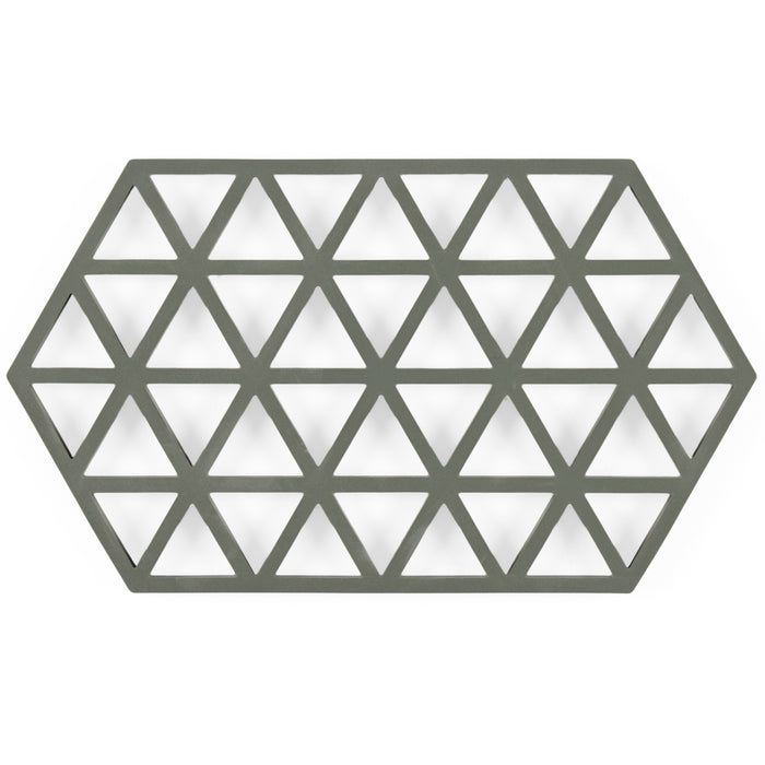 Zone Denmark Triangles 24 cm Olive Green dish mat 24360