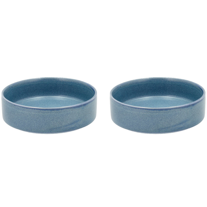 Villa Collection Fjord porcelain bowl 450 ml 2 pcs. Blue 24591