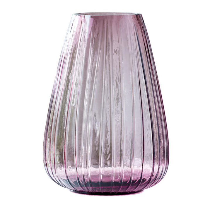 Bitz Kusintha Vase 22 cm Pink Glass 25347