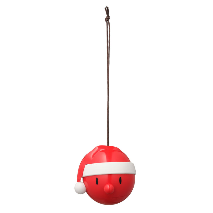 Hoptimist Santa Ornament bauble pendant 2 pcs red 26094