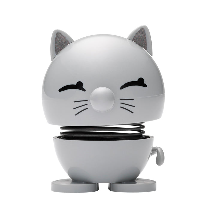 Hoptimist Cat figurine gray 26128