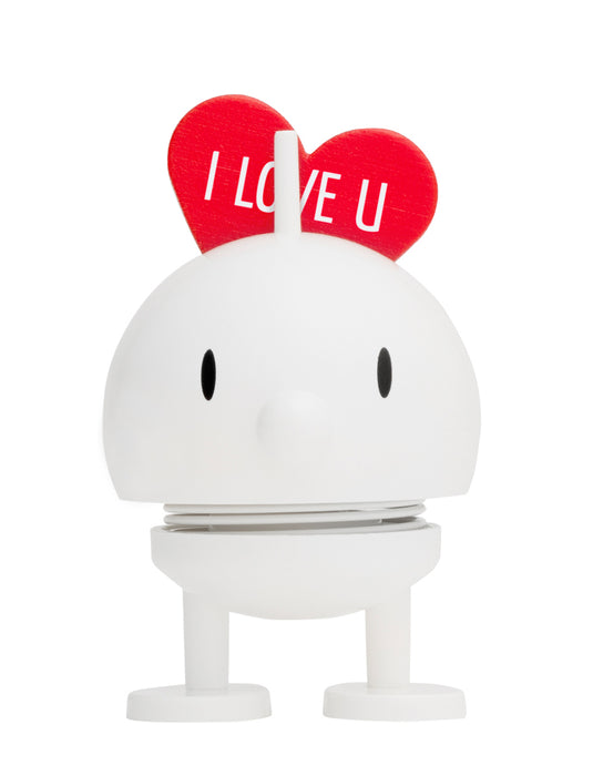 Hoptimist Bumble Love figurine S white 26132