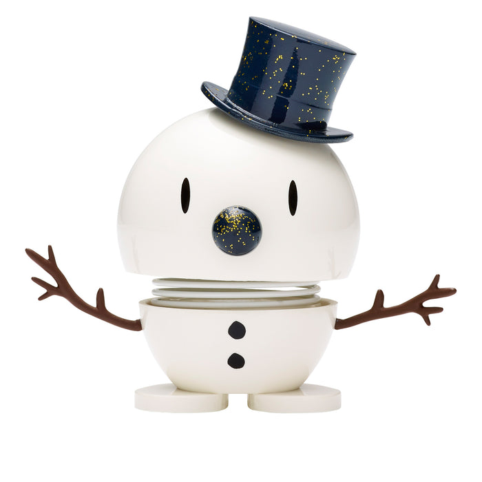 Hoptimist Snowman S figurine white and blue 26173
