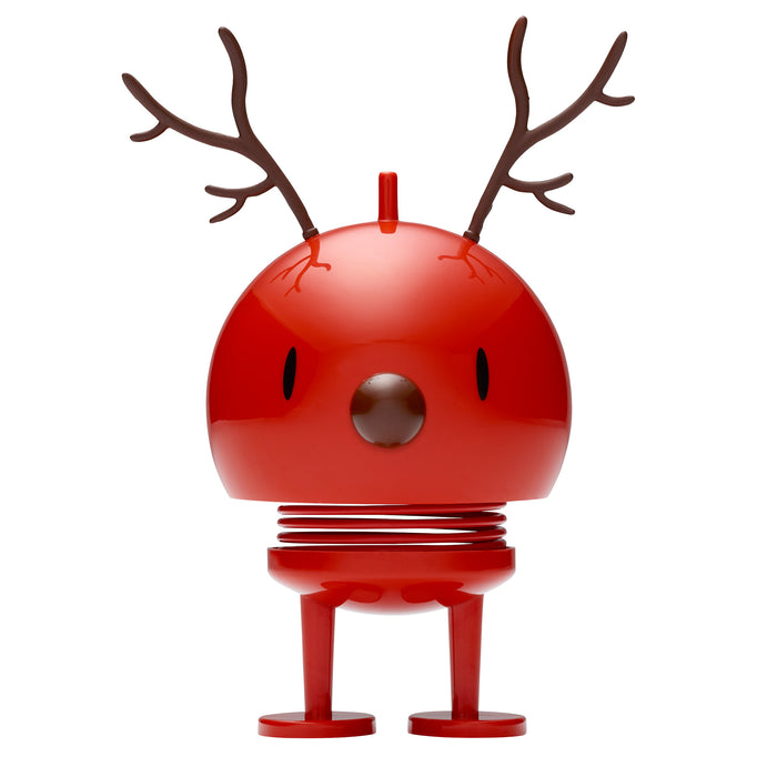 Hoptimist Reindeer Bumble M figurine red 26181