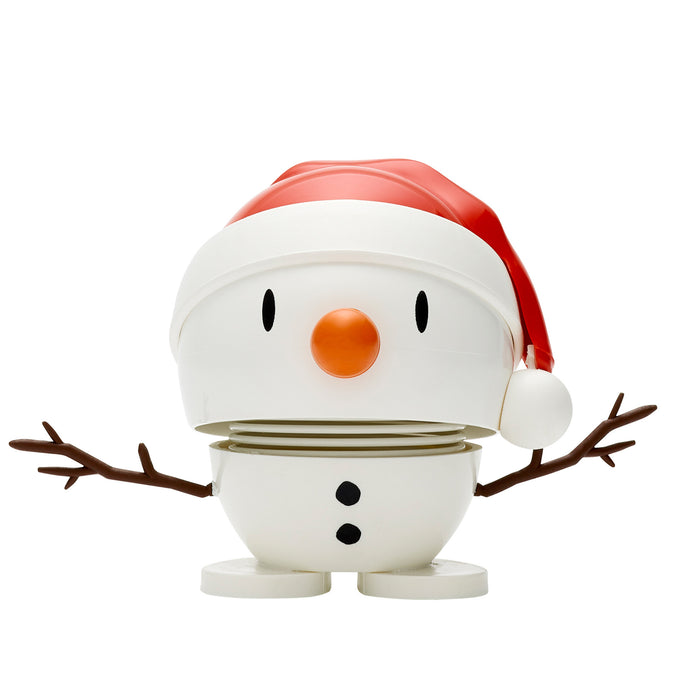Hoptimist Santa Snowman figurine S white 26190
