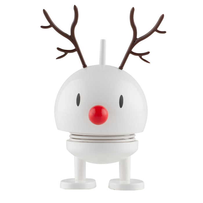 Hoptimist Reindeer Bumble S white figurine 26276