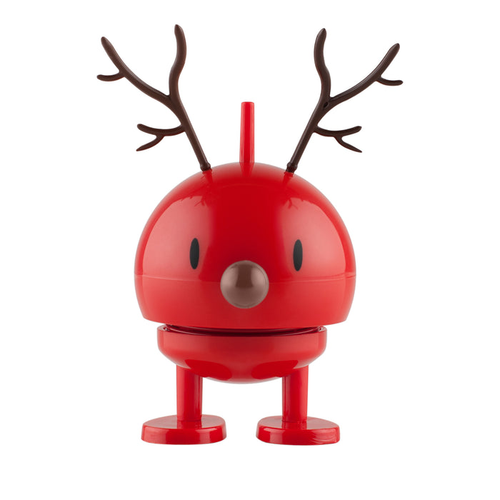 Hoptimist Reindeer Bumble S figurine red 26277