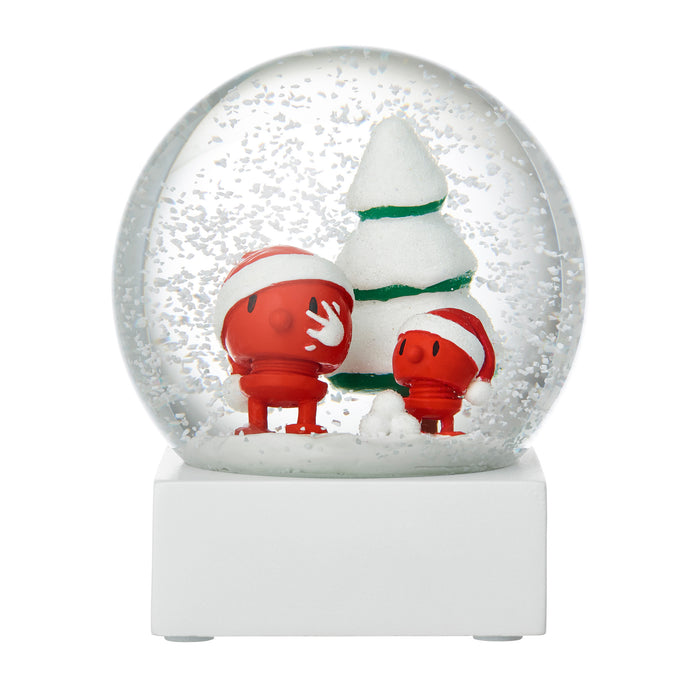 Hoptimist Santa Snow Globe figurine L red 26379