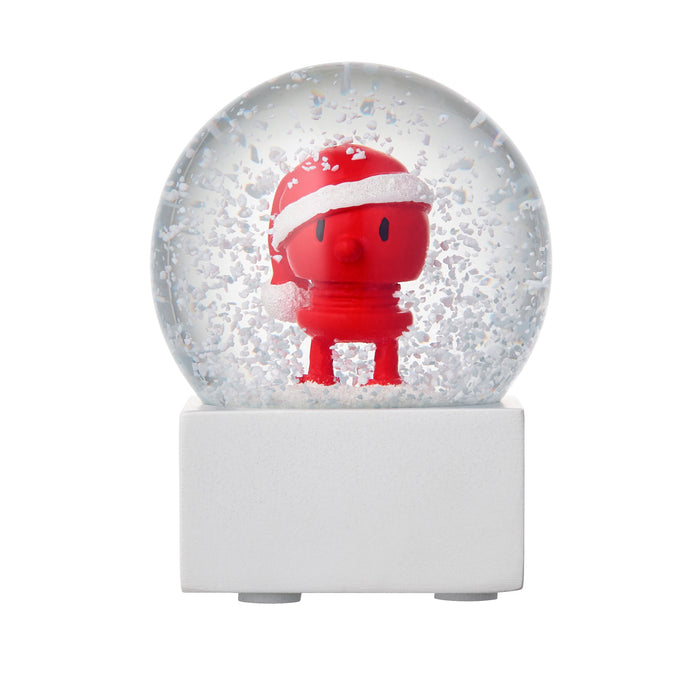 Hoptimist Santa Snow Glob S snowball figurine red 26381