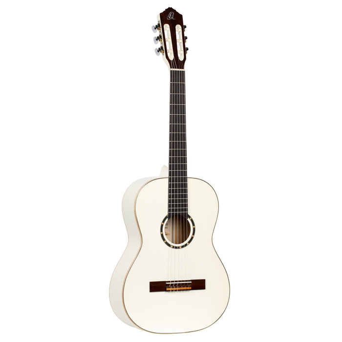 ORTEGA Family Series 7/8 Classical Guitar 6 String - White + Gigbag