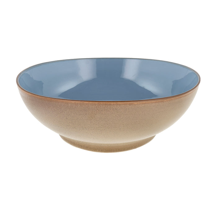 Bitz Wood/Ocean Stoneware 30 cm salad bowl 26799