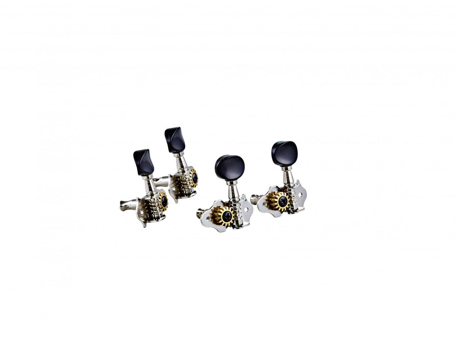 ORTEGA Open Gear Ukulele Tuning Machines - Chrome