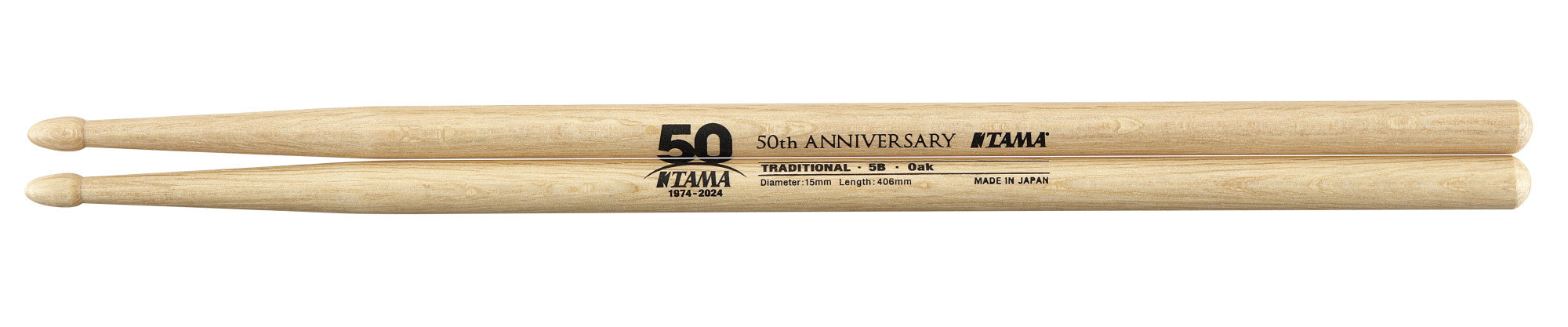 TAMA 50th Anniversary 5B Drum Sticks - 1 Pair