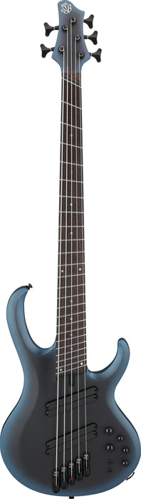 IBANEZ Bass Workshop BTB Electric Bass 5-String Multi Scale - Midnight Arctic Ocean Matte + Case
