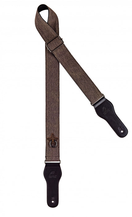 ORTEGA Highland Series Guitar Cotton Strap - Faded Brown
