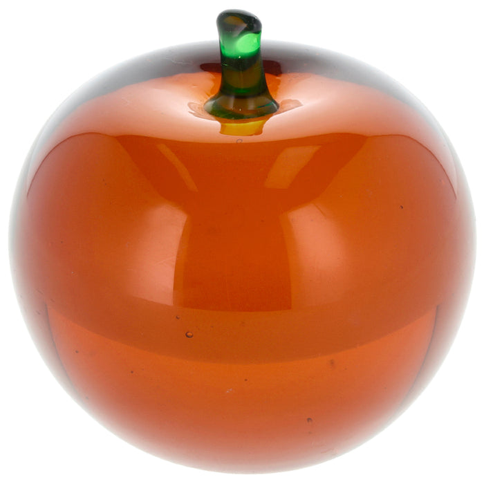 Villa Collection Styles Brown glass apple decoration 29251