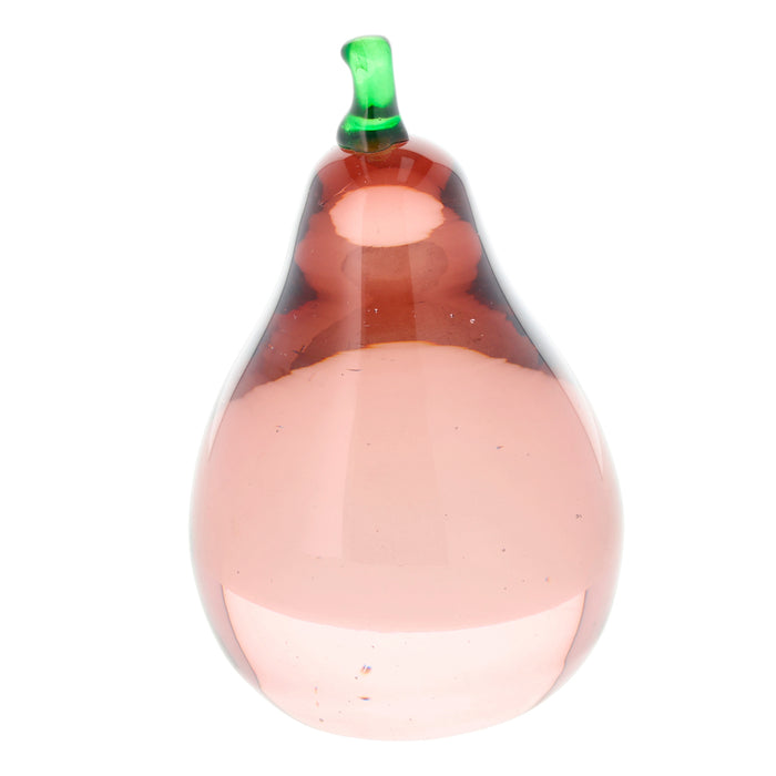 Villa Collection Styles Dark Pink glass pear decoration 29252