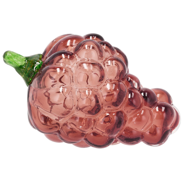 Villa Collection Styles Dark Pink glass grape decoration 29255