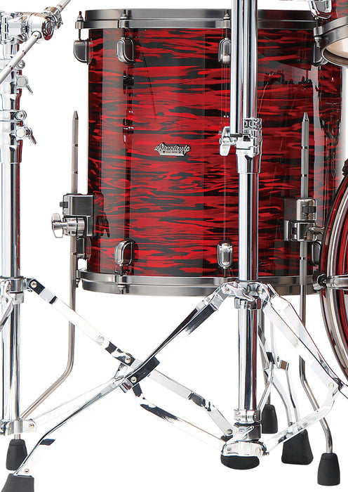 TAMA Starclassic Maple Duracover Wrap Floor Tom 18" x 16" - Red Oyster/Smoked Black Nickel HW