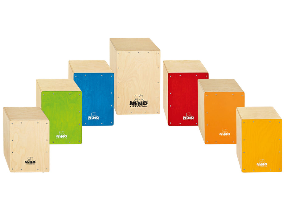 NINO Percussion Cajon Group Rhythm Set - 7 pcs