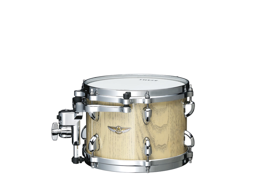 TAMA STAR Walnut Rack Tom 10" x 7" - Antique White Japanese Chestnut/Chrome HW
