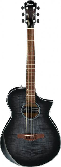 IBANEZ AEWC Series Acoustic Guitar 6 String - Transparent Black Sunburst