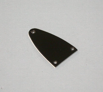 IBANEZ plastic truss rod cover - black / white for selected bass models
