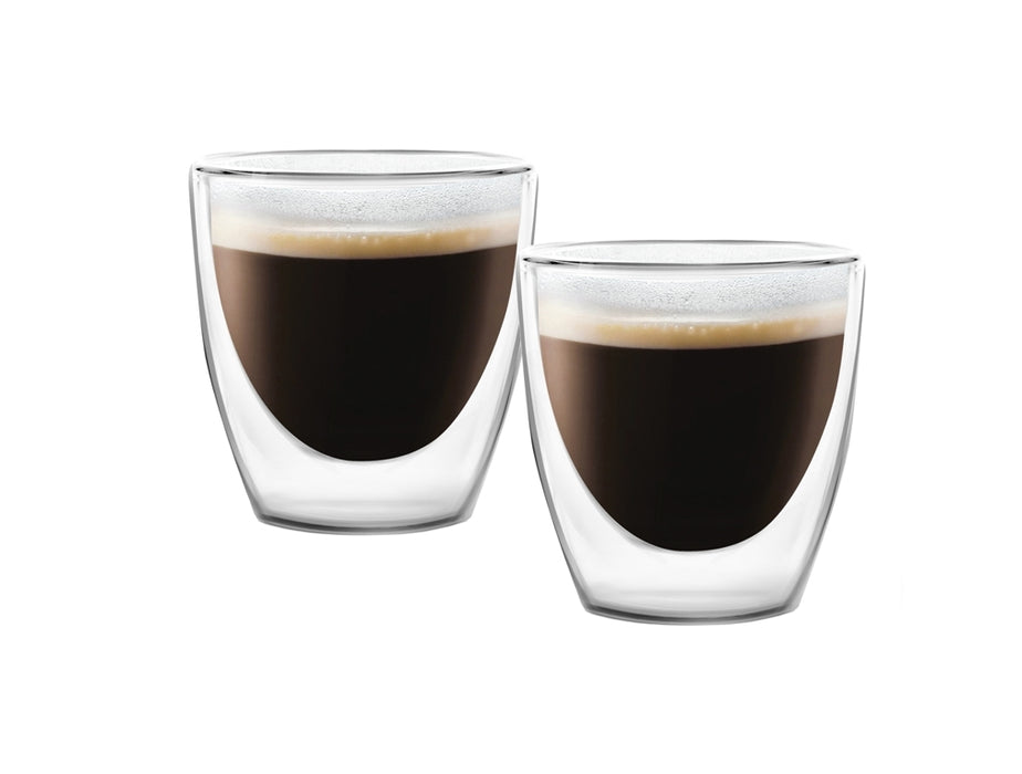 Vialli Design SET of 2 double wall espresso cups 80ml AMO 25837