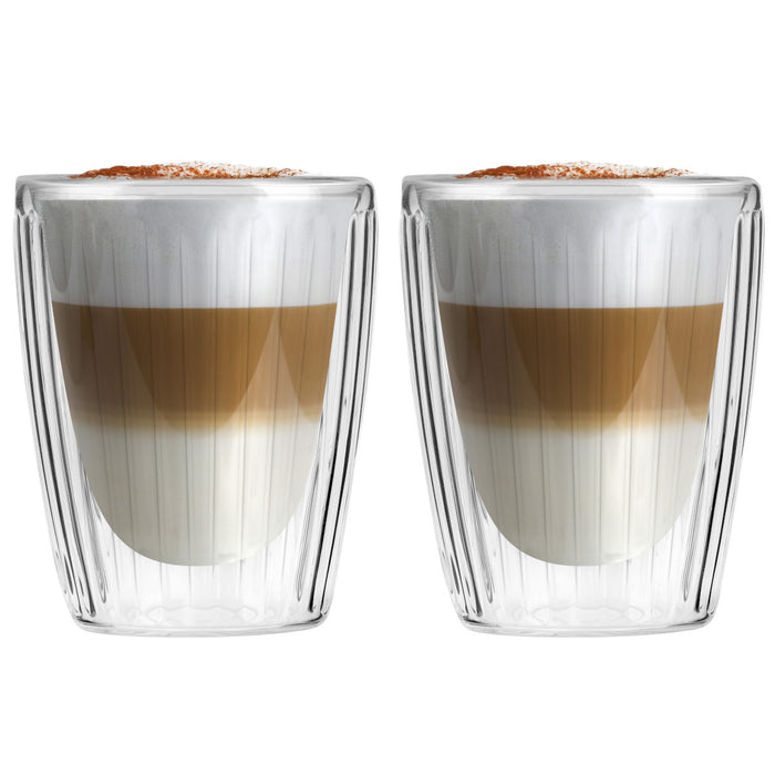 Vialli Design Komplet 2 szklanek z podwГіjnД… Е›ciankД… 250 ml Livio Duo 1661