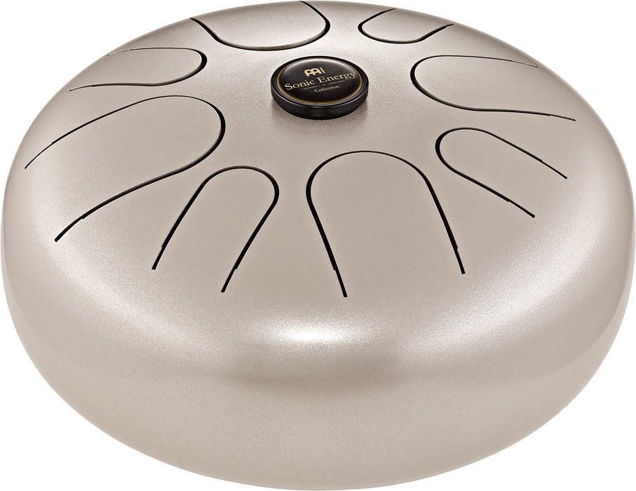 Meinl Sonic Energy Steel Tongue Drum 12" - G Minor/8 Notes/440 Hz - Pearl Grey