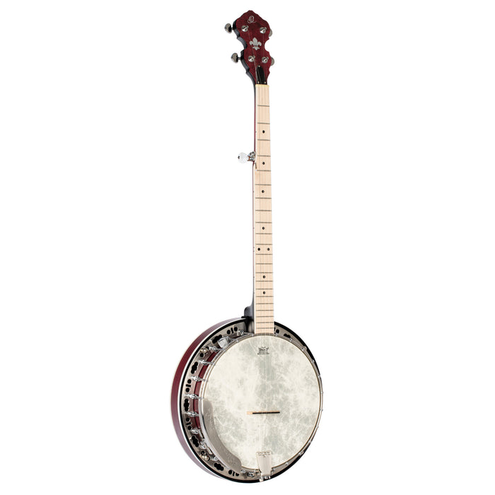 ORTEGA Falcon Series Banjo 5 String - Maple Fire Red + Bag