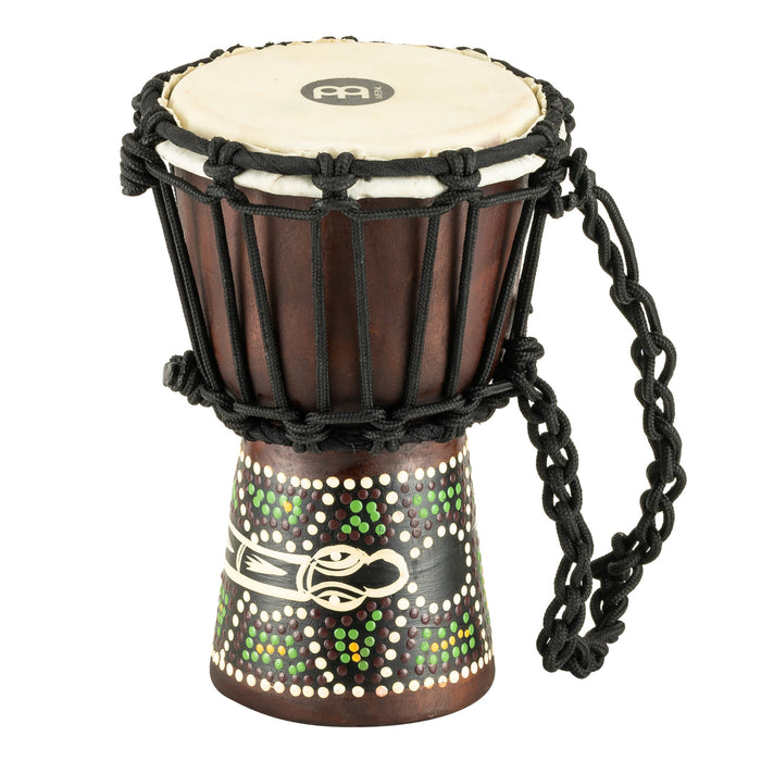 MEINL Percussion African Style Mini Djembe 4 1/2" - Dark Serpent Design