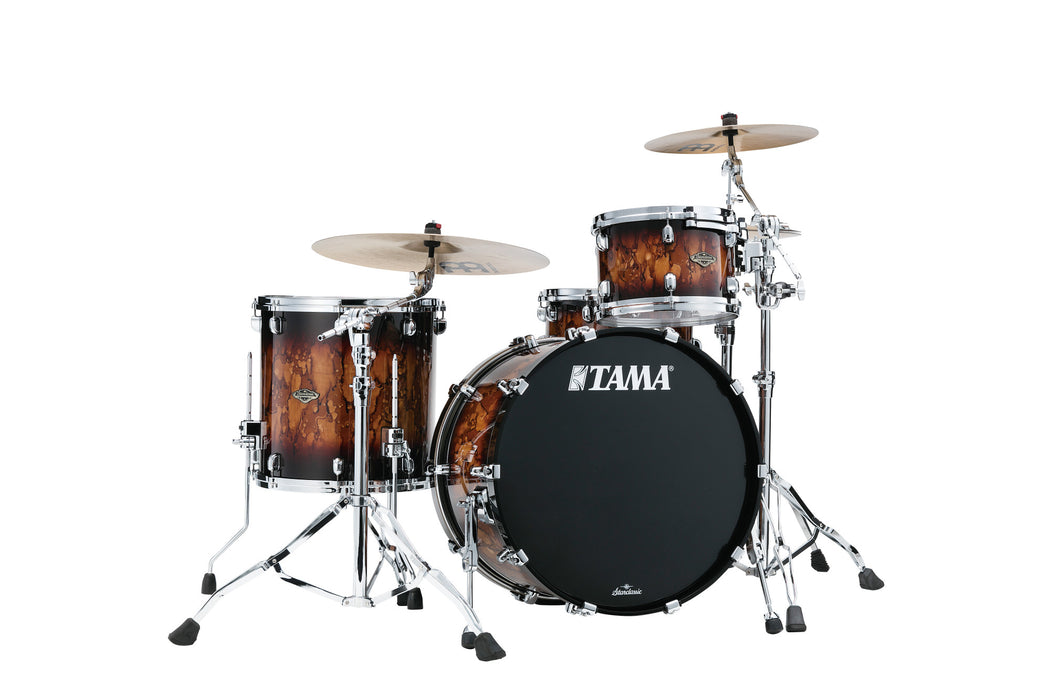 TAMA Starclassic Walnut/Birch Lacquer Shell Kit 3 pcs - Molten Brown Burst/Chrome HW
