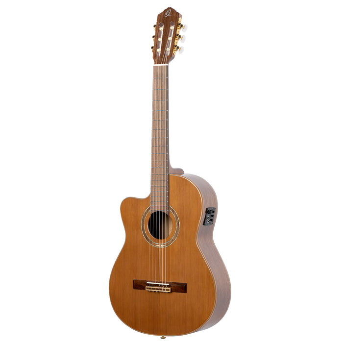 ORTEGA Performer Series 4/4 Classical Guitar 6-String Lefty - Natural + Gig Bag