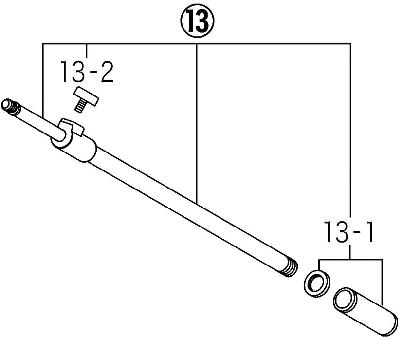 TAMA Boom Pipe (Telescoping) for MS436BK/MS436LBK