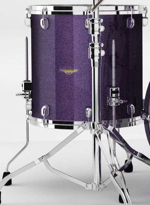 TAMA Starclassic Maple Lacquer Floor Tom 18" x 16" - Deeper Purple/Chrome HW