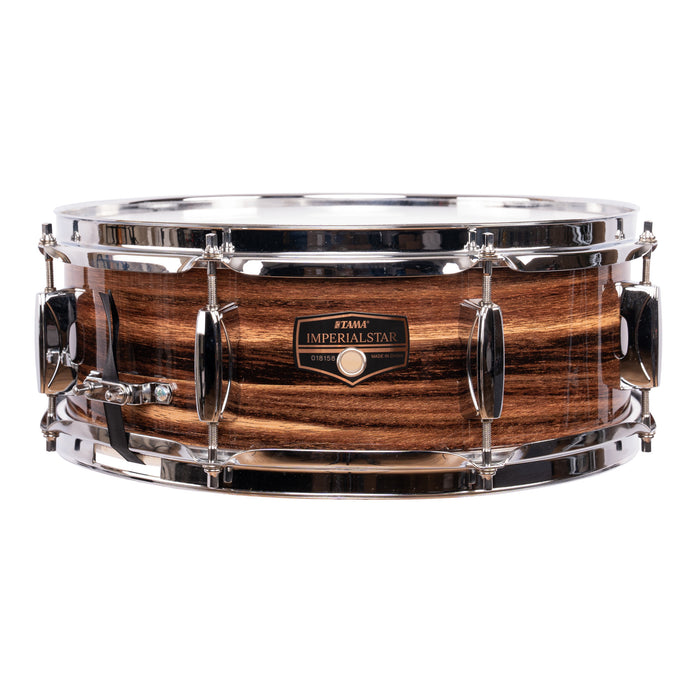 TAMA Imperialstar Snare Drum 14" x 5" - Coffee Teak Wrap/Chrome HW