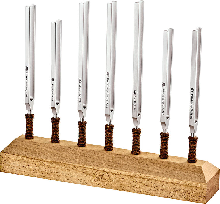 MEINL Sonic Energy Planetary Tuned Therapy Tuning Fork Chakra Set - 7 pcs.