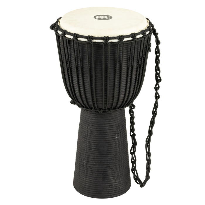 MEINL Percussion Headliner Rope Tuned Black River Series Djembe - 12"