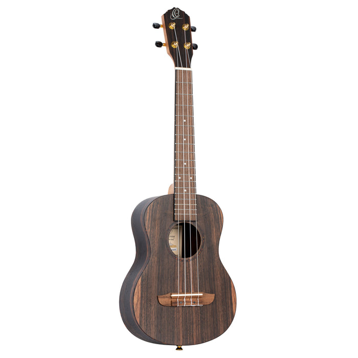 ORTEGA Timber Series Tenor Ukulele 4 String - Ebony Natural + Bag